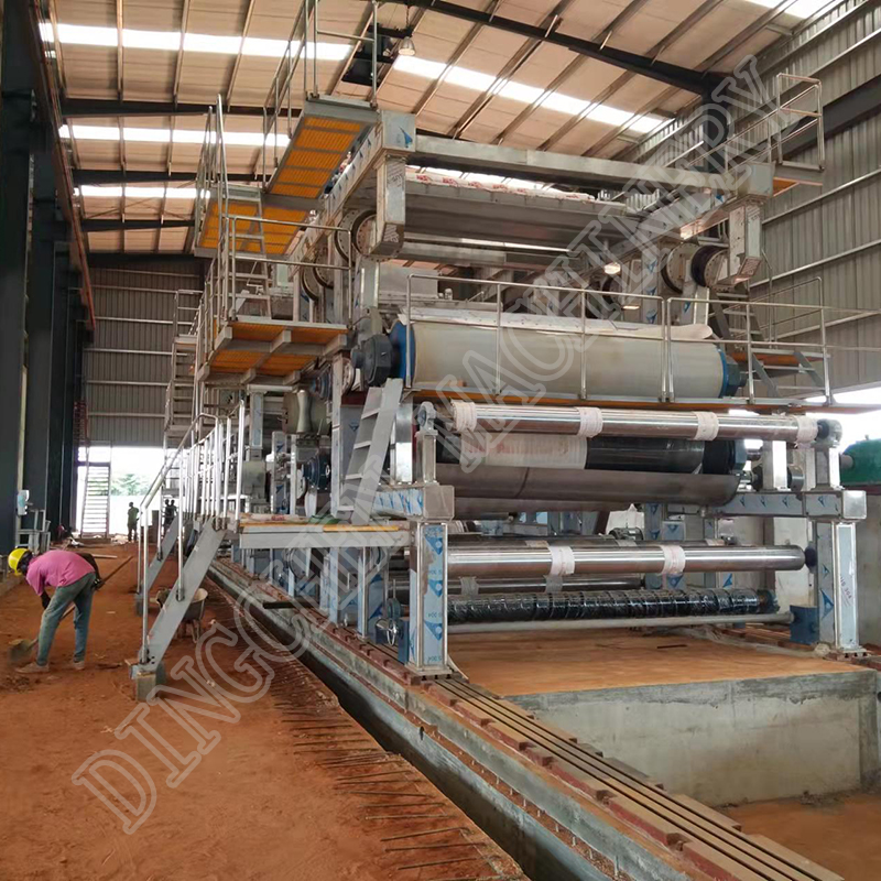 3000mm 60TPD double wire kraft test liner paper making machine (5)